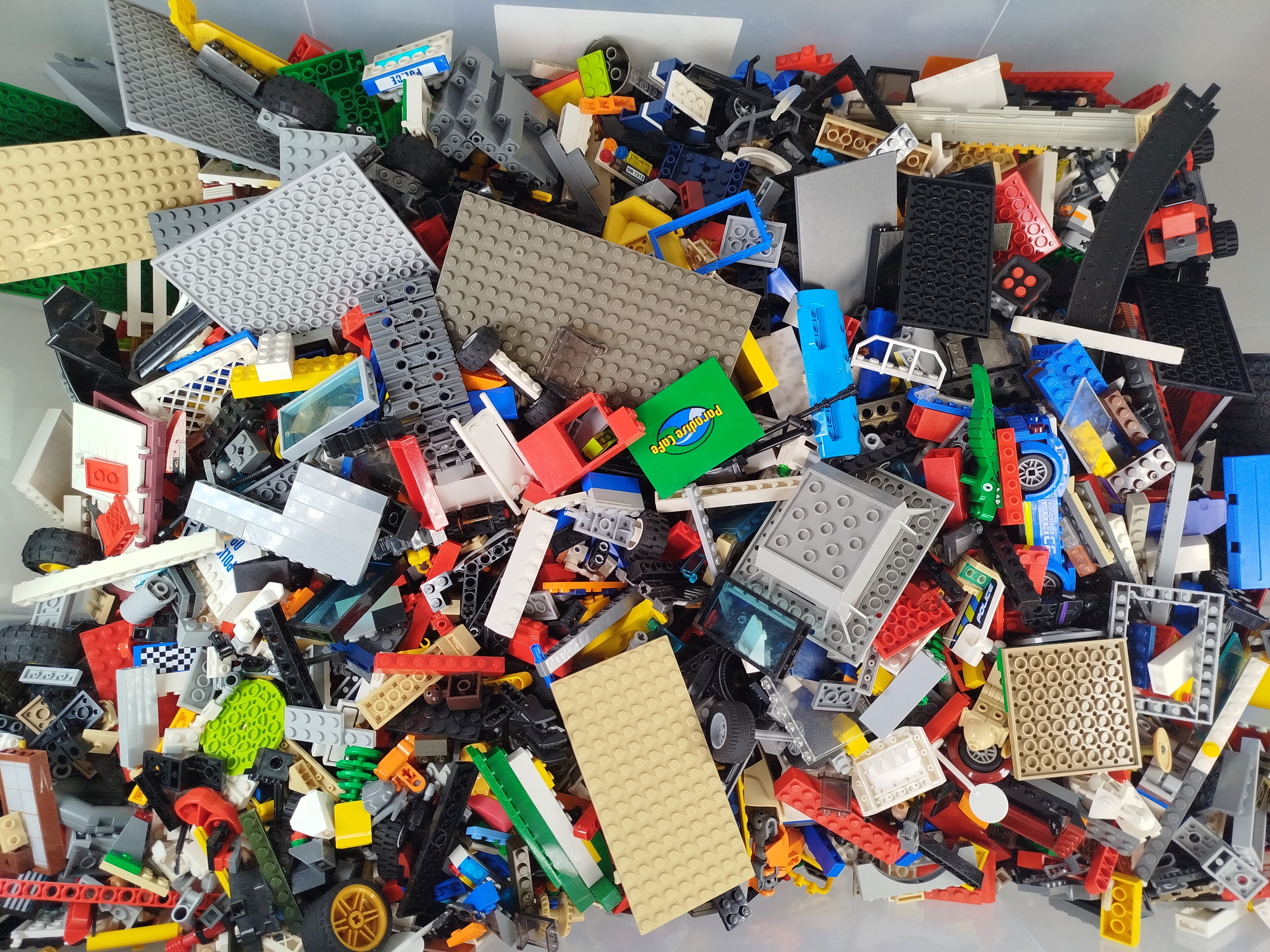 Konvolut ca. 7 kg Bausteine - Lego & Lego kompatibel